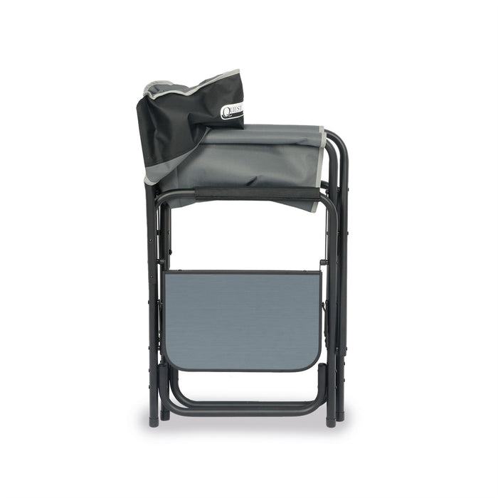 Quest Autograph Surrey Directors Camping Chair (Black Edition) Quest - UK Camping And Leisure