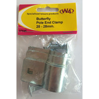 MDS1203 W4 Butterfly Pole End Clamp 25-28mm pack of 2 37646