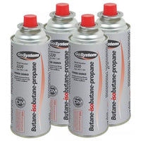 Go System Bayonet Butane Cartridge 227G (Pack of 4)