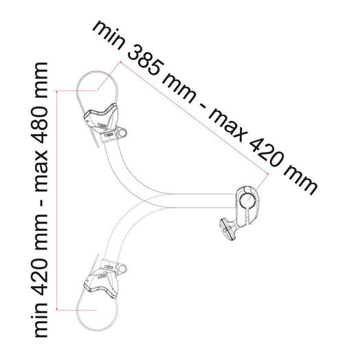 Fiamma Bike-Block Pro S 3 Deep Black (08831B01A) Fiamma - UK Camping And Leisure