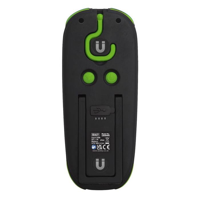 Sealey Rechargeable Torch Light Wireless Speaker 10W COB LED 500 Lumens Lamp Sealey - UK Camping And Leisure