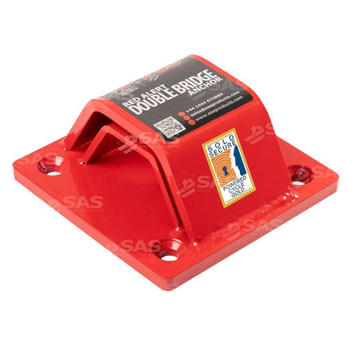 SAS Security Products SAS PJB Red Alert Double Bridge Anchor  Bolt down - Main Product Image | UK Camping and Leisure