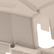 Fiamma F80s Left Hand Outer End Cap White (98673-199) Fiamma - UK Camping And Leisure