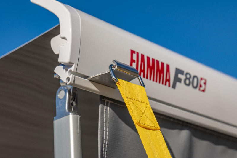 Fiamma Tie Down S Kit Awning Canopy Privacy Room Wind Storm Straps Yellow 98655-567