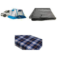Olpro Cubo Breeze v2 Campervan Awning Blue / Grey Low - OB142 + Cubo / Bundle