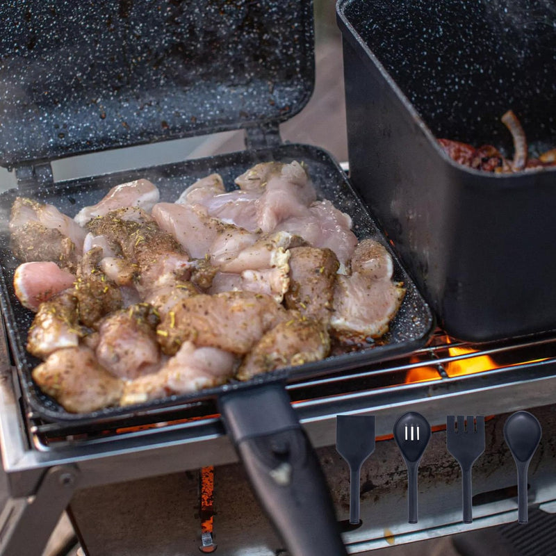 RidgeMonkey Connect Sandwich Toaster Non Stick Detachable Granite Edition RidgeMonkey - UK Camping And Leisure