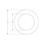 Lock Ring Matt Black � 71Mm Diameter - Image 2 of 2 | UK Camping and Leisure