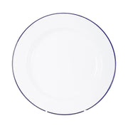 Bo-Camp Tableware Enamel 6 Pieces White/Blue Bo-Camp - UK Camping And Leisure