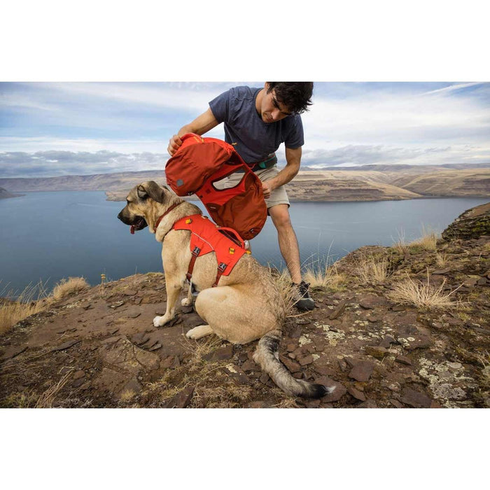 Ruffwear Palisades Dog Backpack in Red Sumac (Medium) Ruffwear - UK Camping And Leisure