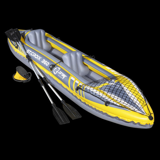 Dellonda Inflatable 2-Person Kayak/Canoe Set with Pump, Carry Bag & 2 Oars Dellonda - UK Camping And Leisure