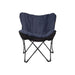 Bo-Camp Industrial Collection Butterfly Chair Himrod L Blue Bo-Camp - UK Camping And Leisure