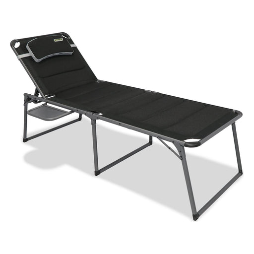 Vienna Pro Lounge bed with side table F1364 Quest - UK Camping And Leisure