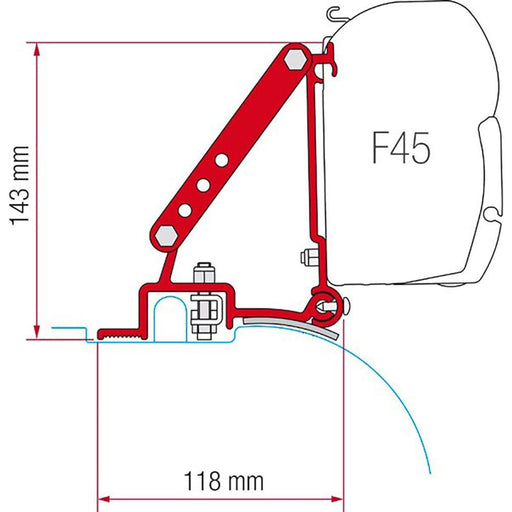 Fiamma Awning Kit fits Fiat fDucato 2006 Fiamma - UK Camping And Leisure