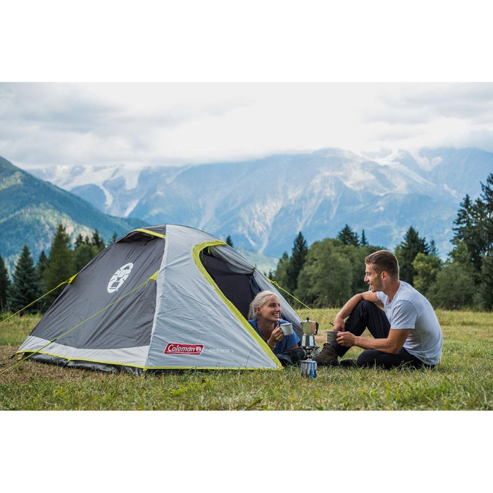 Coleman Darwin Tent 2 Person Grey Camping Outdoors Backpacking Quick Pitch Dome