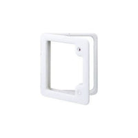 Thetford Light Grey Service Door 3 1 Lock, 1 Push Button 2680584