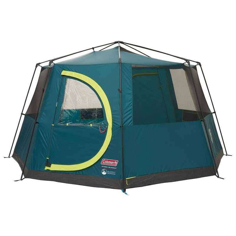 Coleman Octagon Green 8 Person Blackout Tent Camping Festival Outdoors Garden