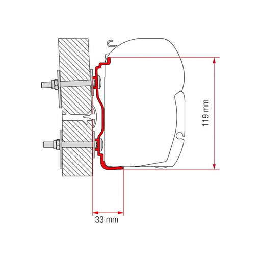 Fiamma Adapter Hymer 2016 450: Effortlessly Upgrade Your Camper Fiamma - UK Camping And Leisure