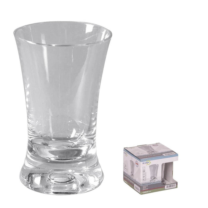 Bo-Camp Shot Glass 45 ml 4 Pieces Bo-Camp - UK Camping And Leisure