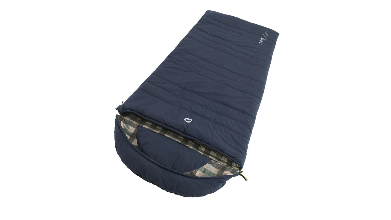Outwell Camper Lux Deep Blue Single Sleeping Bag Outwell - UK Camping And Leisure