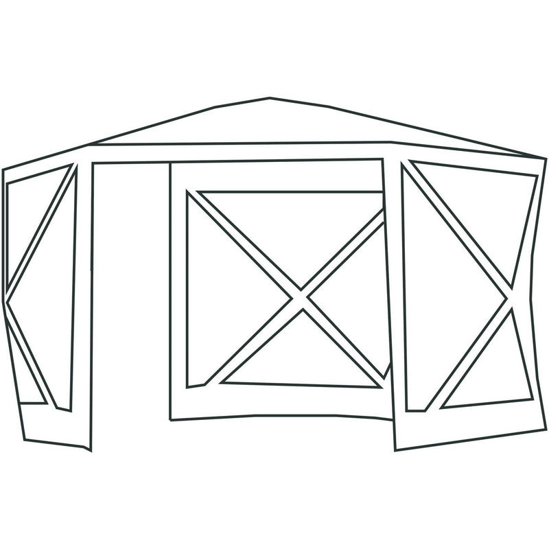 Quest Screen house 6 Pro pop up Gazebo (Grey) Quest Leisure - UK Camping And Leisure