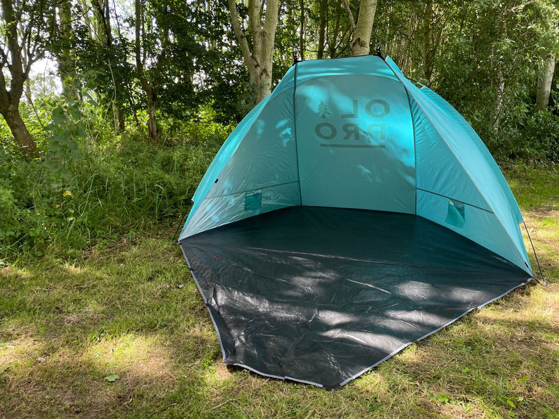 Olpro Beach Tent Orange Shelter | lightweight, festival, garden