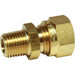 AG Brass Male Stud Coupling 10mm x 1/4" BSP Taper AG - UK Camping And Leisure