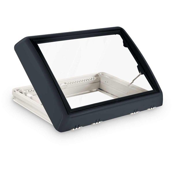 Dometic Midi Heki Roof Window with Forced Vent 700mm x 500mm Grey
