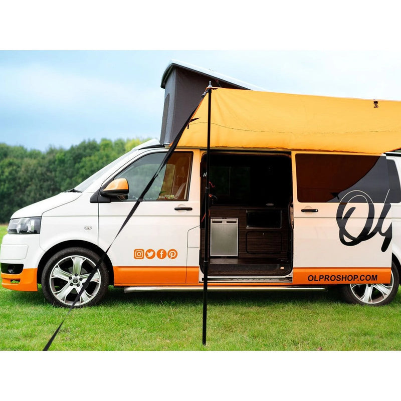 Olpro Multi Shade Campervan Canopy Orange 5000mm Waterproof
