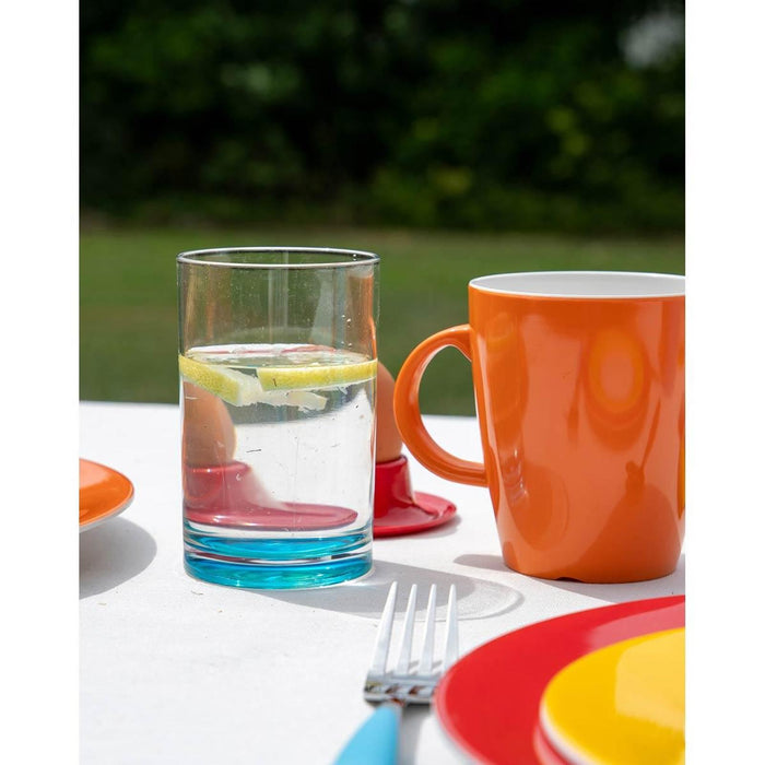 Gimex Colour Line Water Glass Rainbow 320ml 4 Pieces Gimex - UK Camping And Leisure