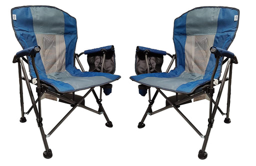 2x Royal Camping Chair XL Deluxe Camp Caravan Motorhome Garden Outdoors Folding Royal - UK Camping And Leisure