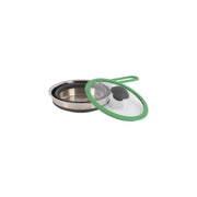 Bo-Camp Steel Pan with Lid Foldable Silicon 1.3 Litre Bo-Camp - UK Camping And Leisure