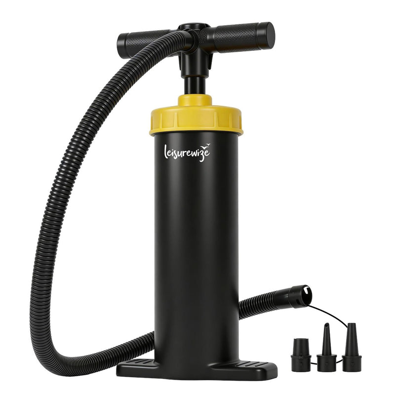 Leisurewize Dual Action Balloon & Hand Pump Fast Inflation with 3 Nozzles - View 4