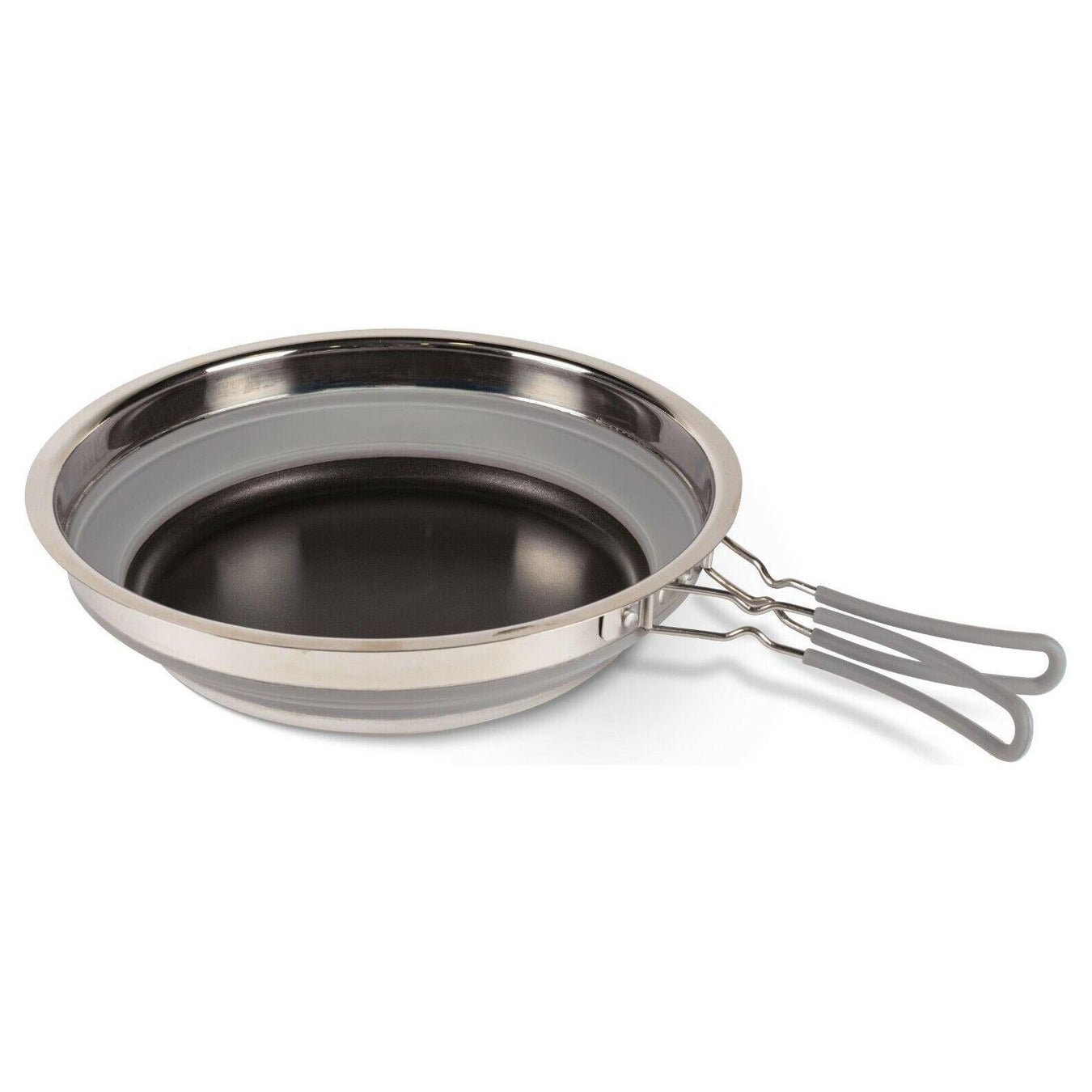 Kampa Collapsible Non Stick Frying Pan with Folding Handle Kampa - UK Camping And Leisure