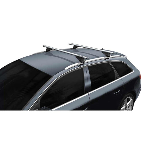 Menabo Tiger Silver XL Duo Rail Roof Bars 1315mm (75kg Max.) Menabo - UK Camping And Leisure