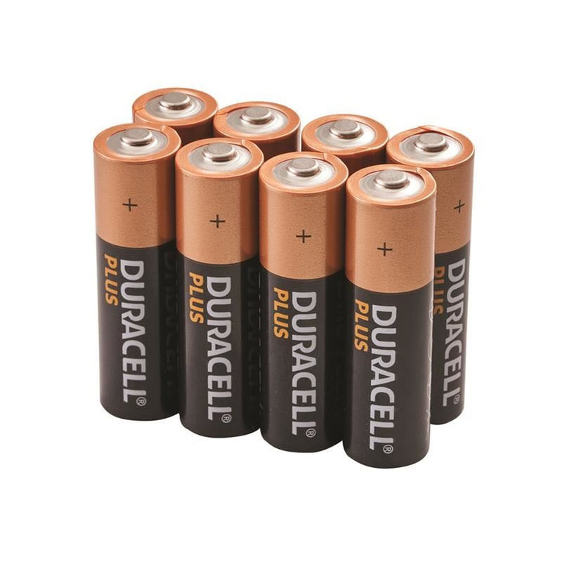 Duracell AA Cell Plus Power +100% Batteries (Pack 8) Duracell - UK Camping And Leisure