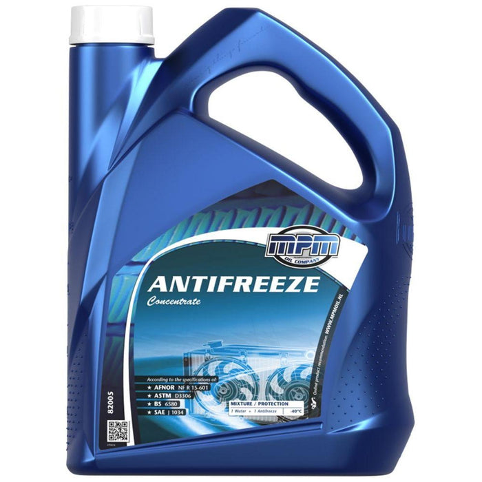 MPM Antifreeze Concentrate Blue 5 Litre MPM - UK Camping And Leisure