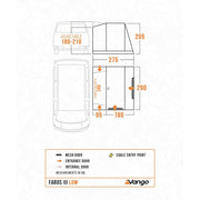 Vango Faros III Low Smoke  Drive Away Campervan Awning (180-210) - View 15