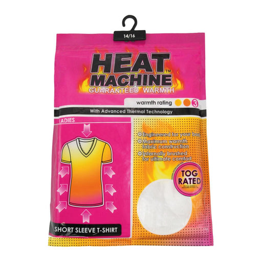 Thermal White short Sleave Ladies shirt mixed sizes 2361 UK Camping And Leisure - UK Camping And Leisure