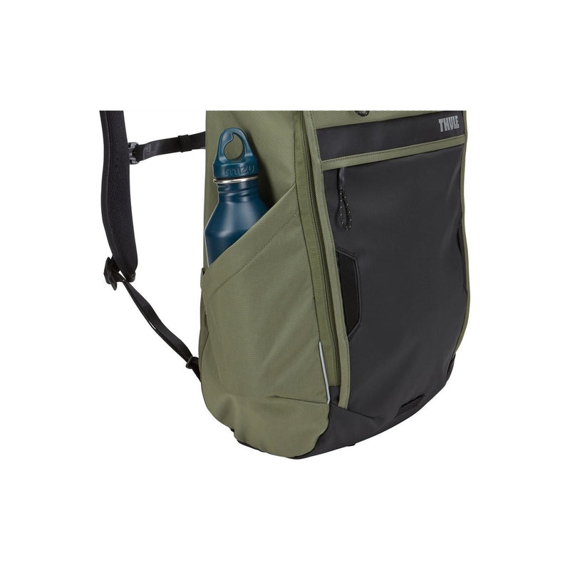 Thule Paramount Commuter Rucksack 18L Olivine Green Cycling Backpack Thule - UK Camping And Leisure