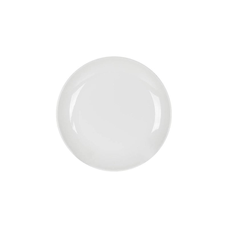 Gimex Solid Line Tableware Black & White 16 Pieces Gimex - UK Camping And Leisure
