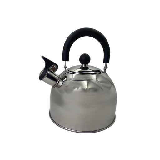 Quest Hamilton 2L Whistling Kettle - Stainless Steel Quest - UK Camping And Leisure