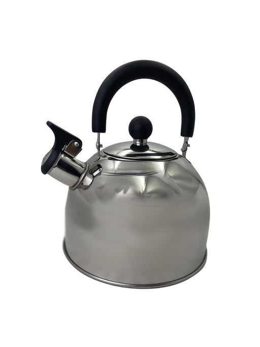 Quest Hamilton 2L Whistling Kettle - Stainless Steel Quest - UK Camping And Leisure