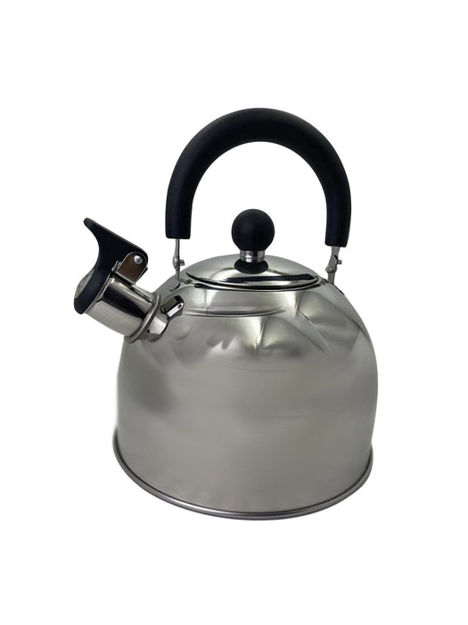 Quest Hamilton 2L Whistling Kettle - Stainless Steel Quest - UK Camping And Leisure