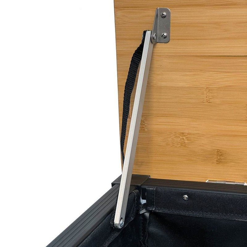 Olpro Bamboo 3 in 1 Folding Table/Storage Camping Cupboard - View 3