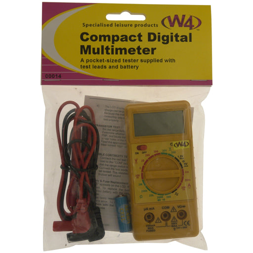 W4 Compact Digital Multimeter 00014 W4 - UK Camping And Leisure