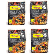 8 Pack Bar-Be-Quick Instant Lighting Lumpwood Charcoal 3Kg - 8 X 1.5Kg Bags Bar-Be-Quick - UK Camping And Leisure
