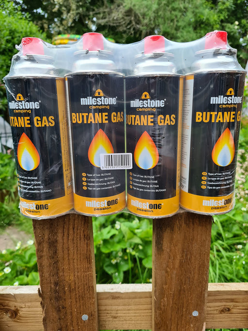 Portable Gas Stove Cartridge (4) 15200 Milestone Camping - UK Camping And Leisure