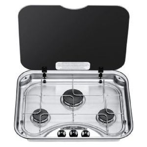 Thetford Basic-Line 345 3 Burner Hob SHB34598-SP Thetford - UK Camping And Leisure