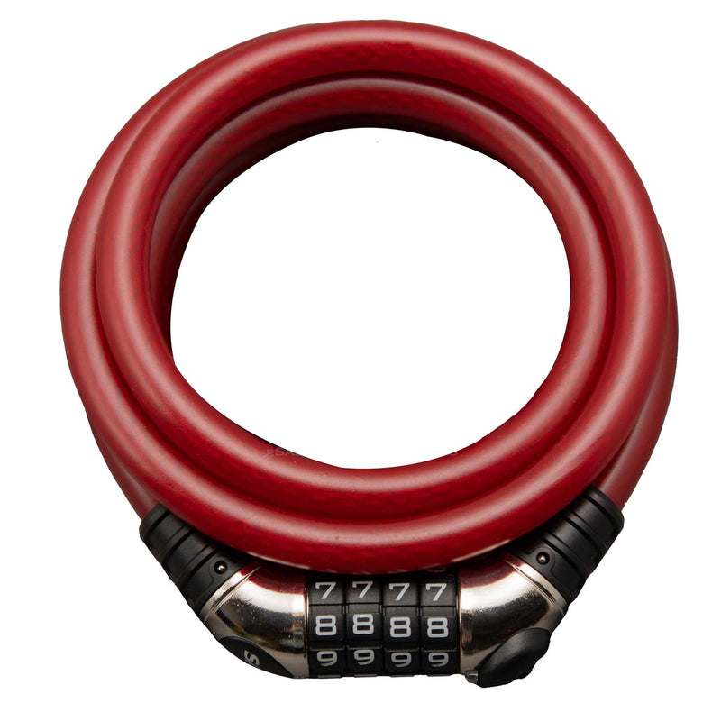 SAS COMBI 1800x12mm Steel Braided Security Cable with Combination Lock SAS - UK Camping And Leisure