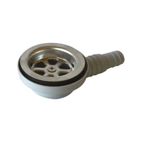 CAN Sink Waste 90 Degree 1-1/4" - 20mm & 25mm Hose Tail